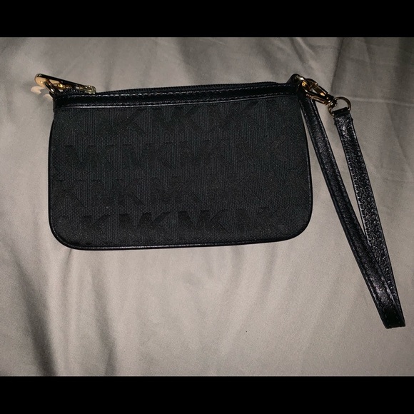 Black Michael Kors Wristlet - Picture 2 of 3